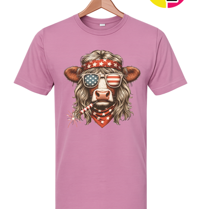 4th Of July Heifer Tee
