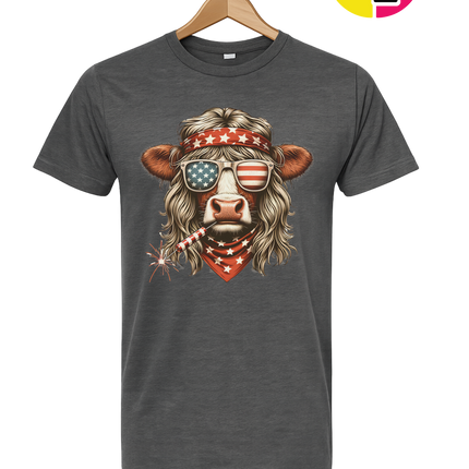 4th Of July Heifer Tee