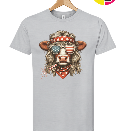 4th Of July Heifer Tee