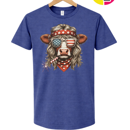 4th Of July Heifer Tee