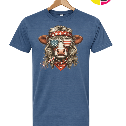 4th Of July Heifer Tee