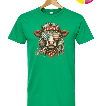 4th Of July Heifer Tee