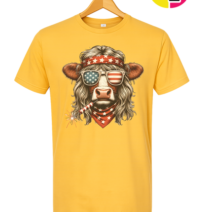 4th Of July Heifer Tee