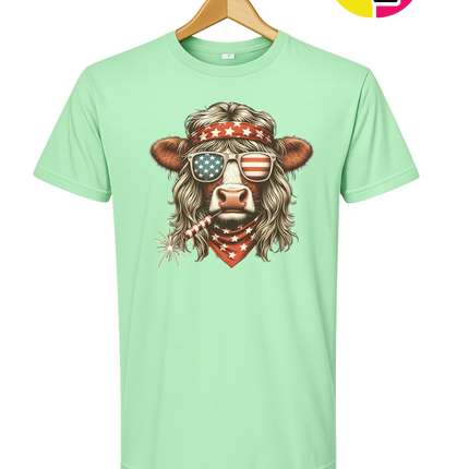 4th Of July Heifer Tee