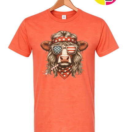 4th Of July Heifer Tee