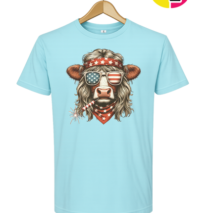 4th Of July Heifer Tee