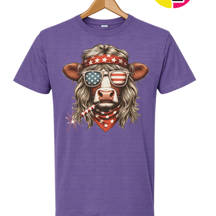 4th Of July Heifer Tee