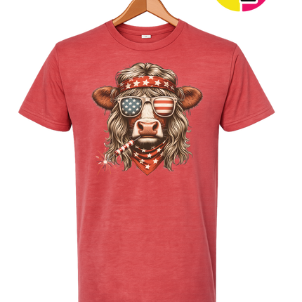4th Of July Heifer Tee