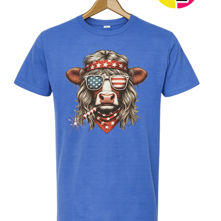 4th Of July Heifer Tee