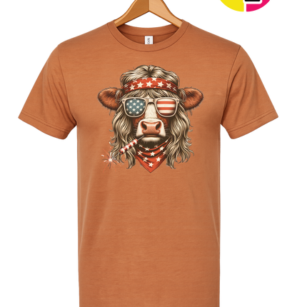 4th Of July Heifer Tee