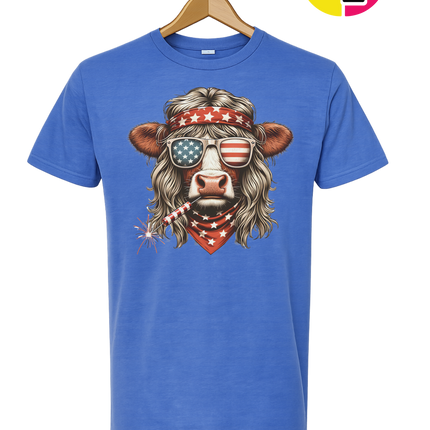 4th Of July Heifer Tee