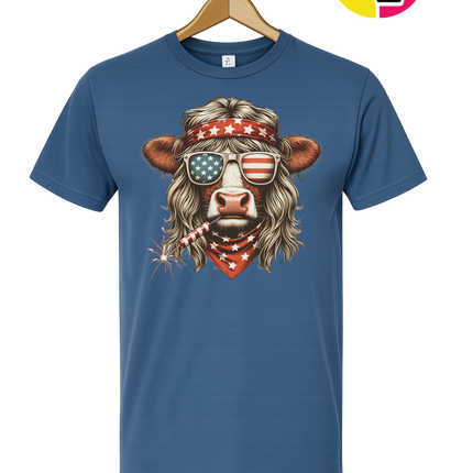 4th Of July Heifer Tee