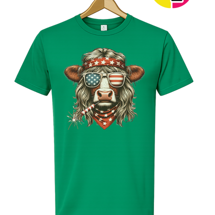 4th Of July Heifer Tee