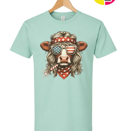 4th Of July Heifer Tee