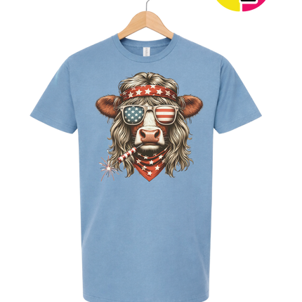 4th Of July Heifer Tee