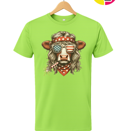 4th Of July Heifer Tee
