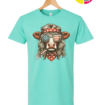 4th Of July Heifer Tee
