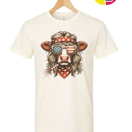 4th Of July Heifer Tee