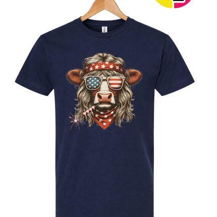 4th Of July Heifer Tee