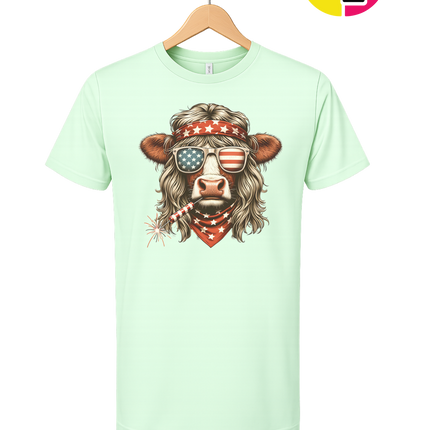4th Of July Heifer Tee