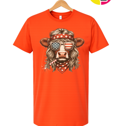 4th Of July Heifer Tee
