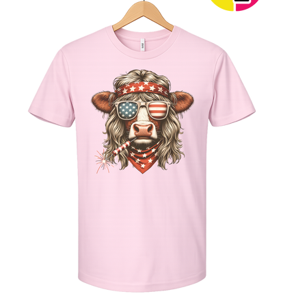 4th Of July Heifer Tee