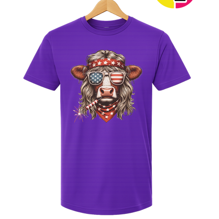 4th Of July Heifer Tee