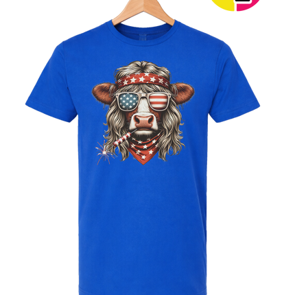 4th Of July Heifer Tee