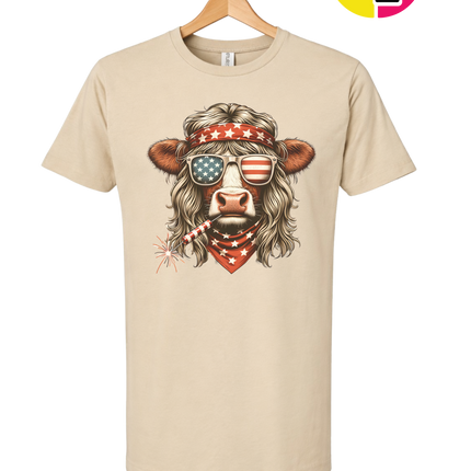 4th Of July Heifer Tee