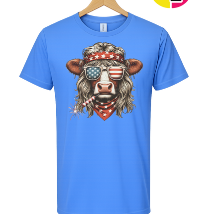 4th Of July Heifer Tee