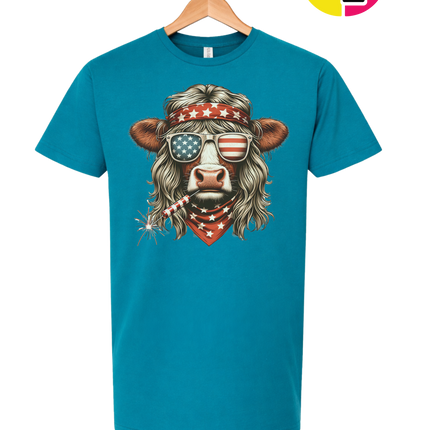 4th Of July Heifer Tee