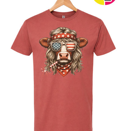 4th Of July Heifer Tee