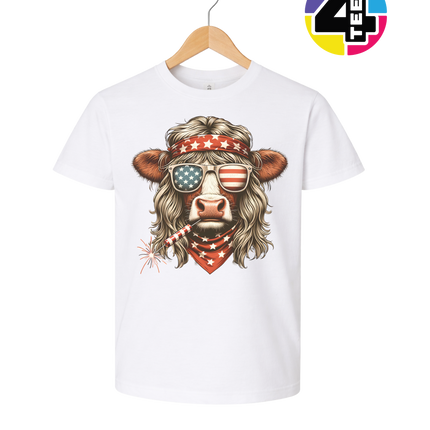 4th Of July Heifer Youth Tee