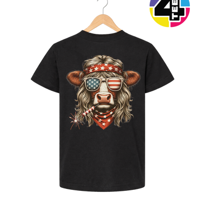 4th Of July Heifer Youth Tee