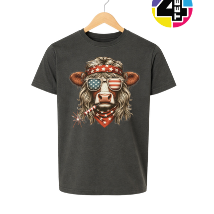 4th Of July Heifer Youth Tee