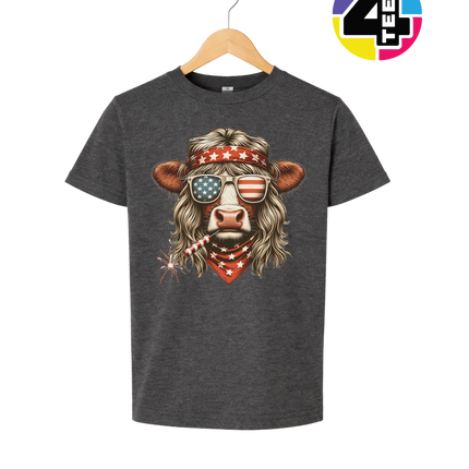 4th Of July Heifer Youth Tee