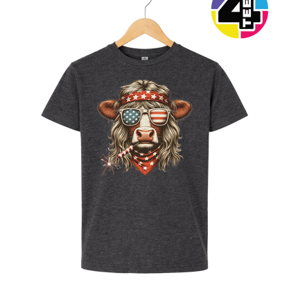 4th Of July Heifer Youth Tee