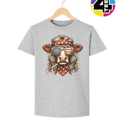 4th Of July Heifer Youth Tee