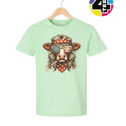 4th Of July Heifer Youth Tee