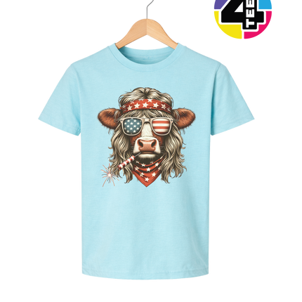 4th Of July Heifer Youth Tee