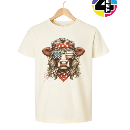 4th Of July Heifer Youth Tee
