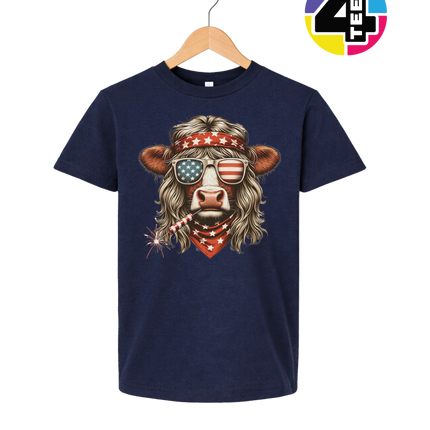 4th Of July Heifer Youth Tee
