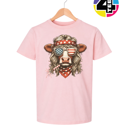 4th Of July Heifer Youth Tee