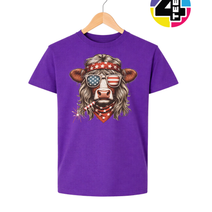 4th Of July Heifer Youth Tee