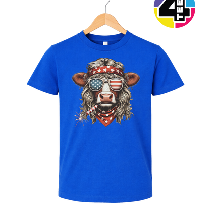 4th Of July Heifer Youth Tee