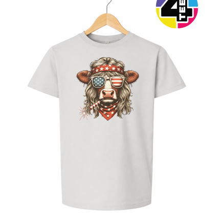 4th Of July Heifer Youth Tee