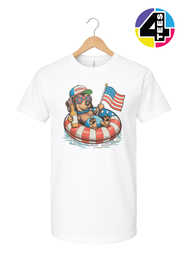 Patriotic Dachshund Tee
