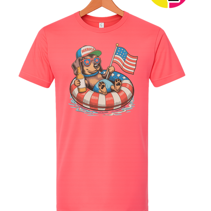 Patriotic Dachshund Tee