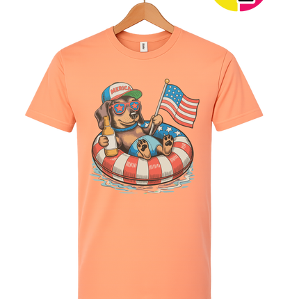 Patriotic Dachshund Tee