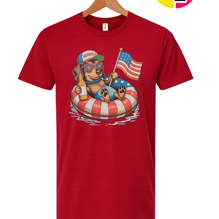 Patriotic Dachshund Tee